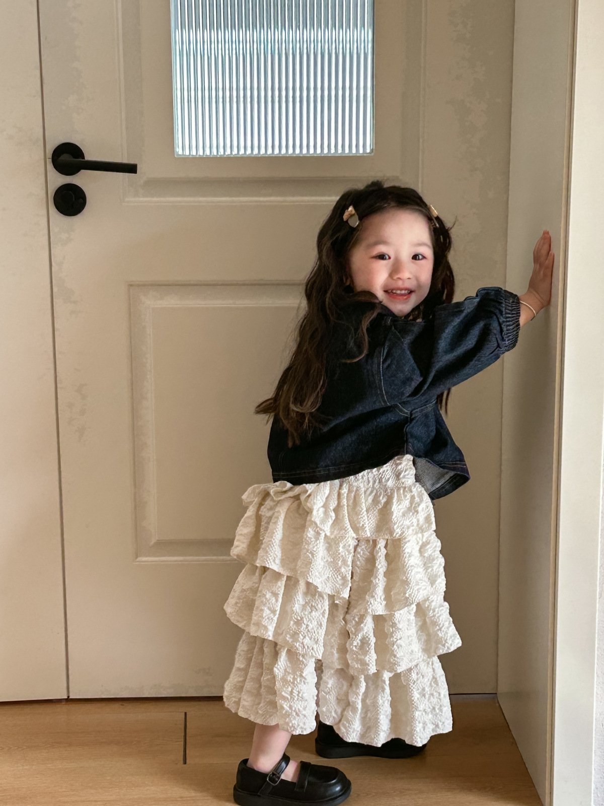 Джинсовая куртка для девочки оптом из Китая