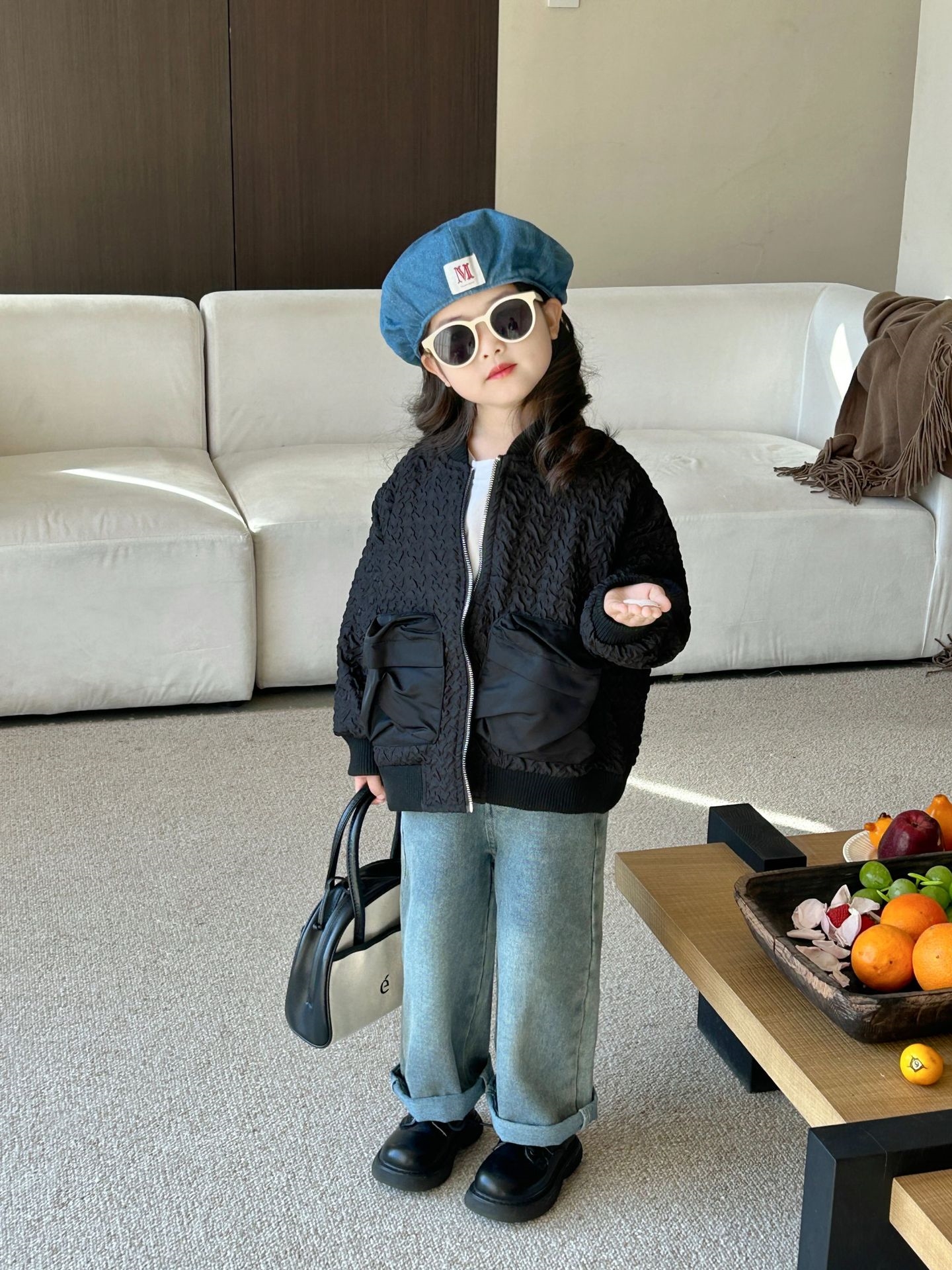 Детская куртка с пузырьками и складками оптом из Китая