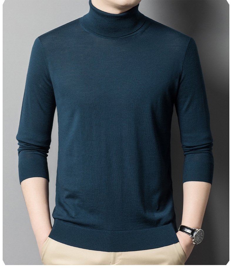 Мужской свитер из тонкой шерсти оптом