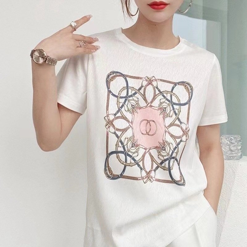 Футболка из искусственного шелка с коротким рукавом оптом