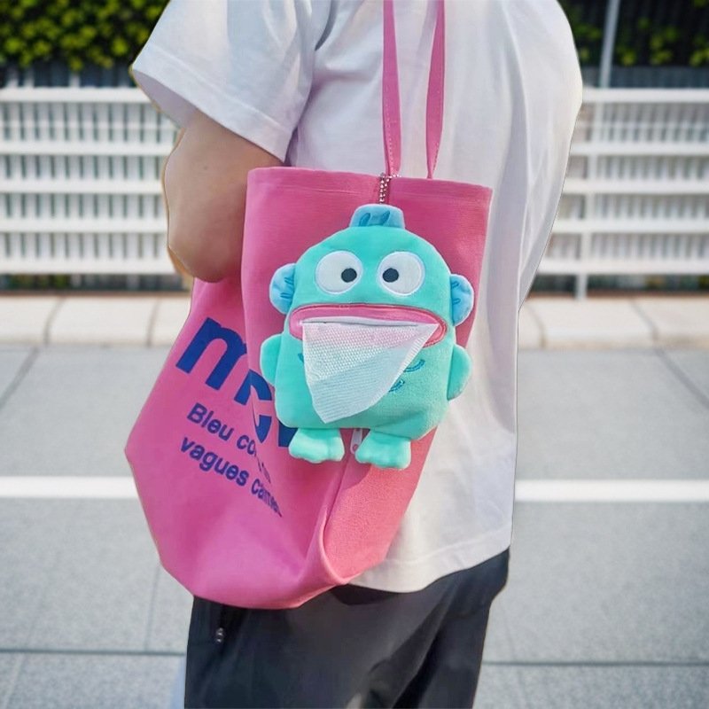 Мягкая игрушка-держатель для бумажных салфеток с рисунком рыбки оптом