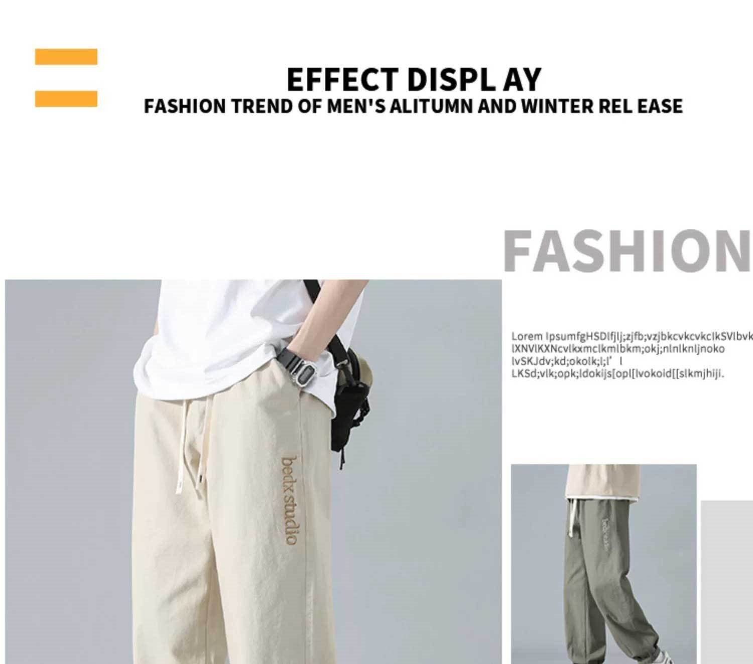 Летние мужские брюки с прямым кроем и американской вышивкой оптом из Китая