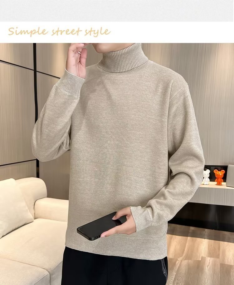 Мужской свитер с высоким воротником оптом