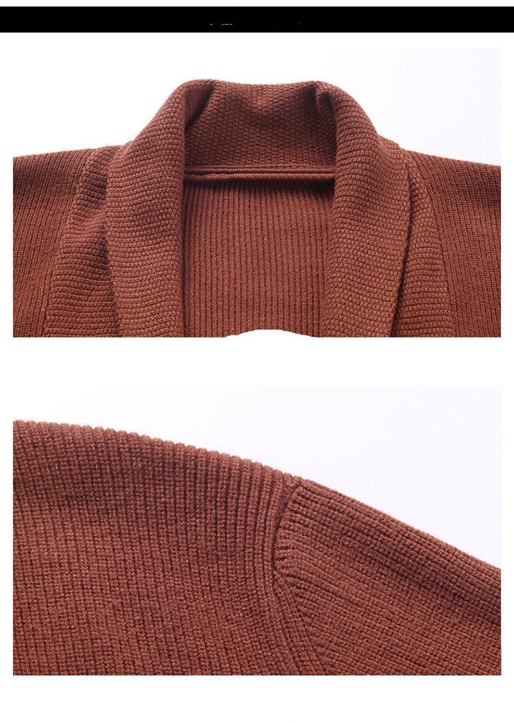 Мужской тонкий вязаный кардиган оптом