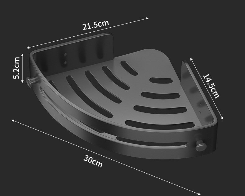 Угловая полка для ванной комнаты и кухни оптом