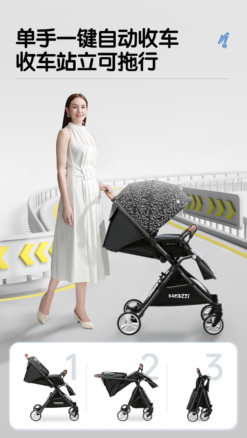Легкая детская коляска B-MAX+ 0-3 года оптом из Китая