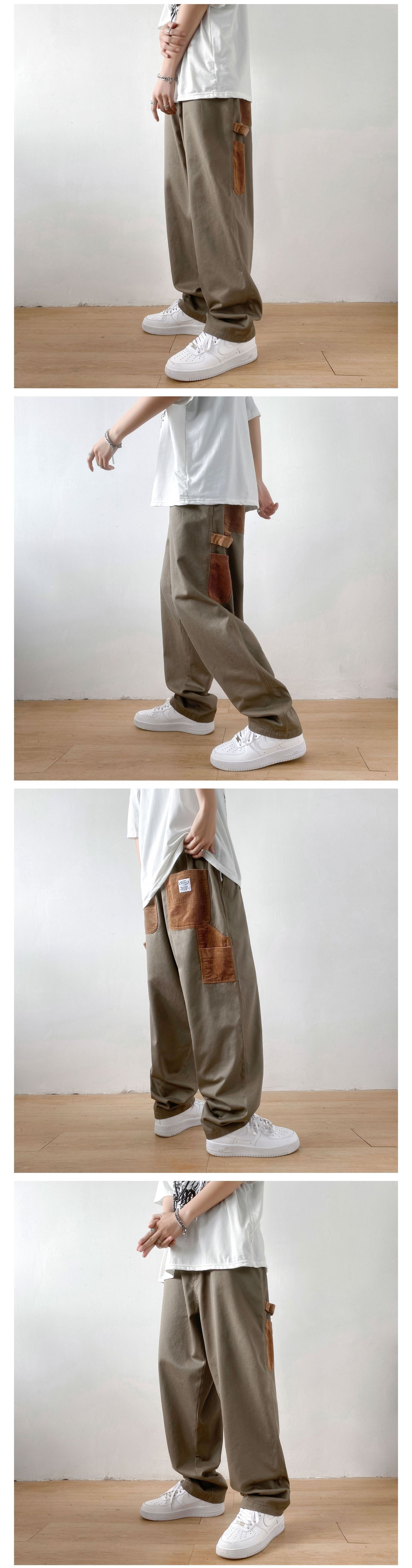 Летние прямые брюки мужские оптом из Китая