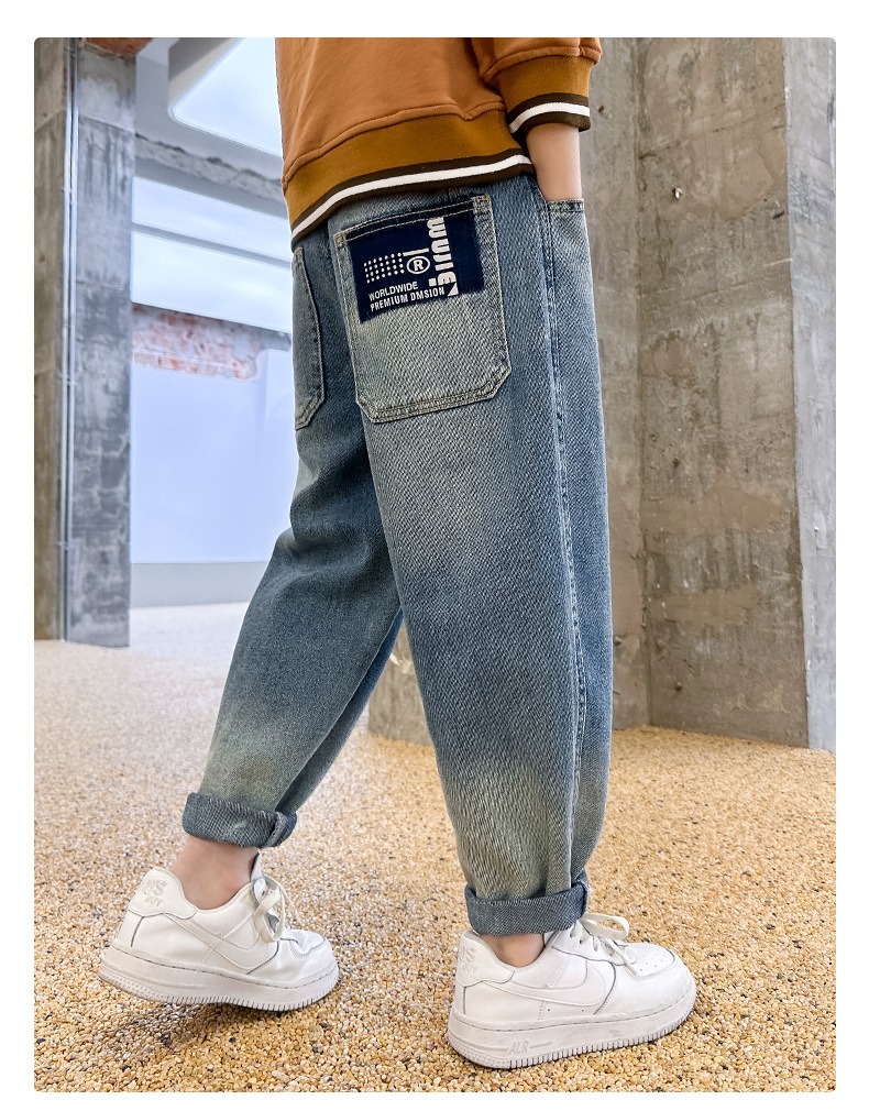 Джинсы для мальчиков Z903-1 оптом из Китая