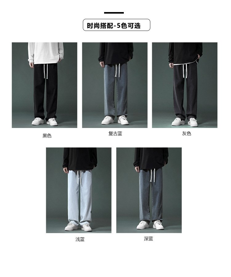 Мужские джинсы весенне-летней коллекции 2023 оптом из Китая