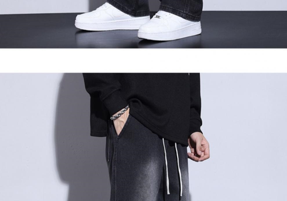 Мужские джинсы черного цвета оптом из Китая