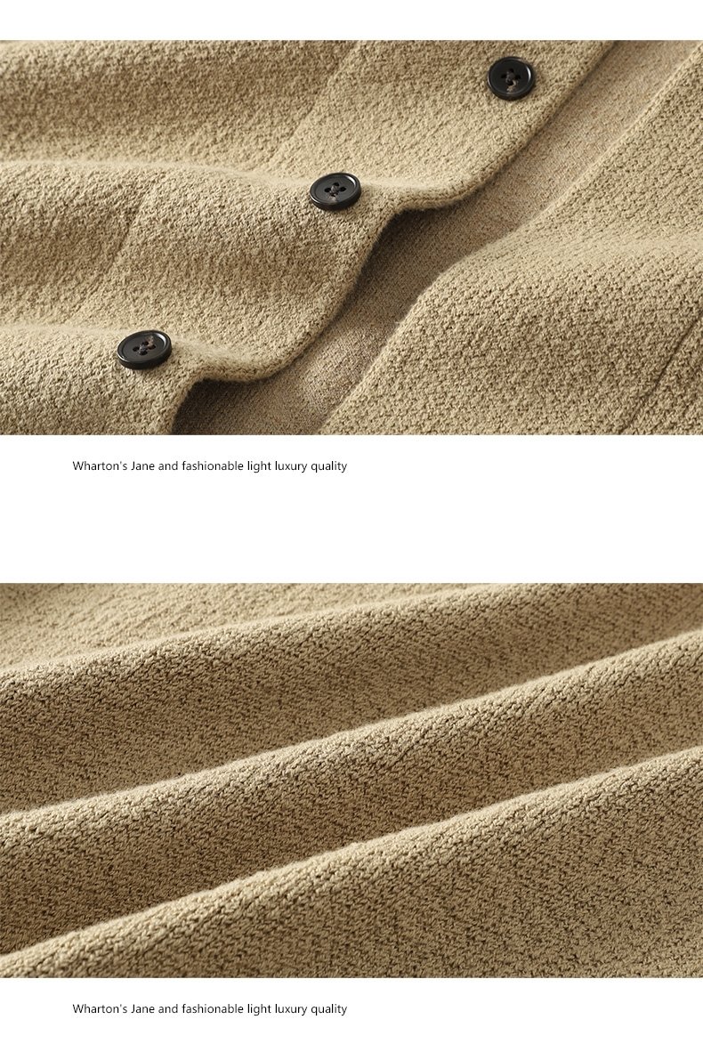 Мужская кардиган-жакет с отложным воротником оптом