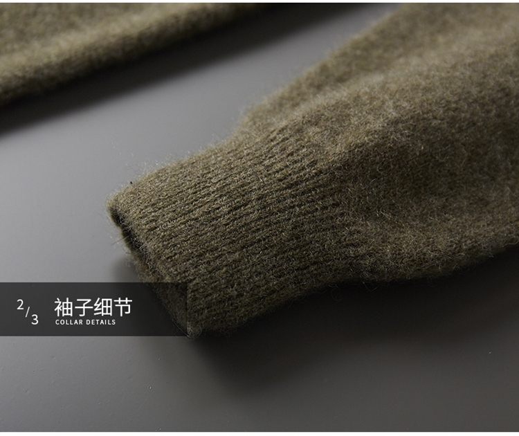 Мужской свитер из 100% чистой козьей шерсти оптом из Китая