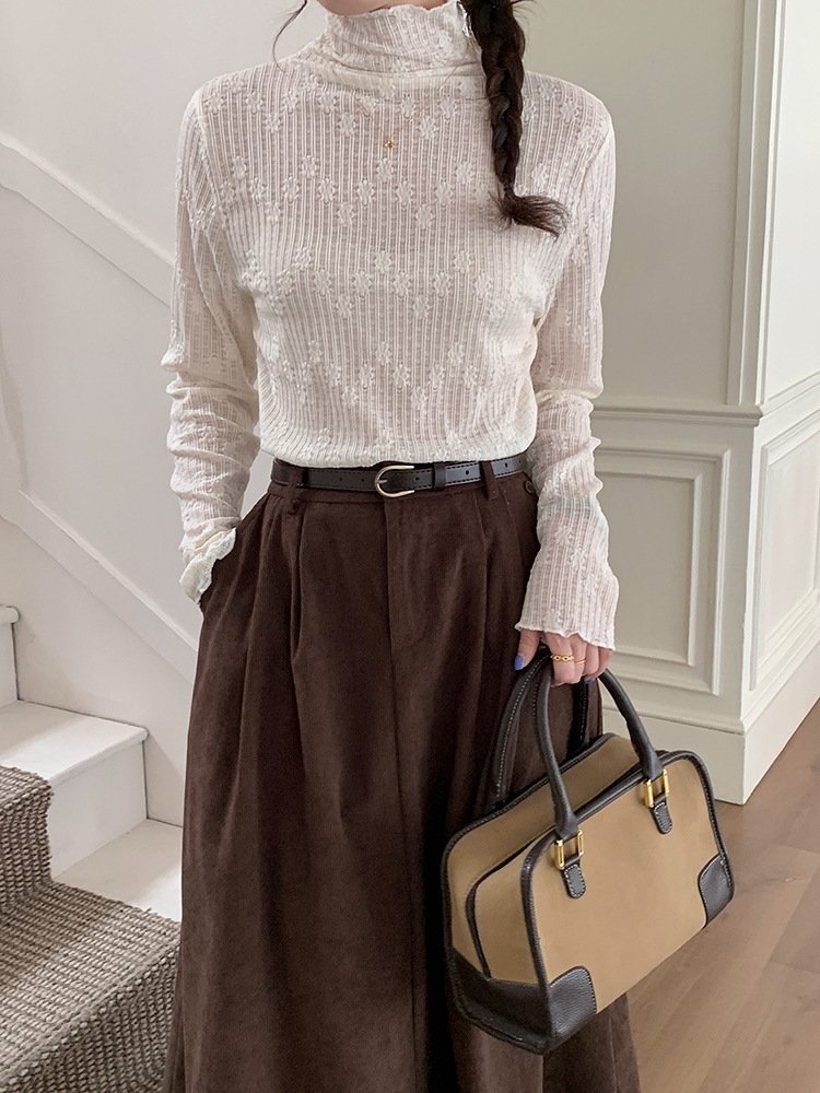 Женская длинная юбка с высокой талией и резинкой оптом из Китая