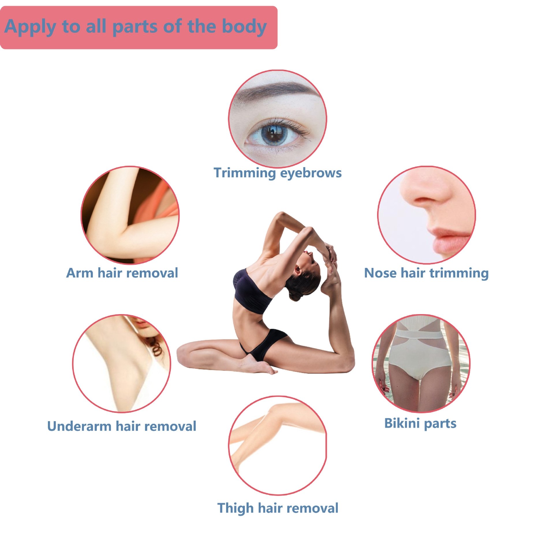 Электробритва для депиляции 5 в 1 оптом из Китая