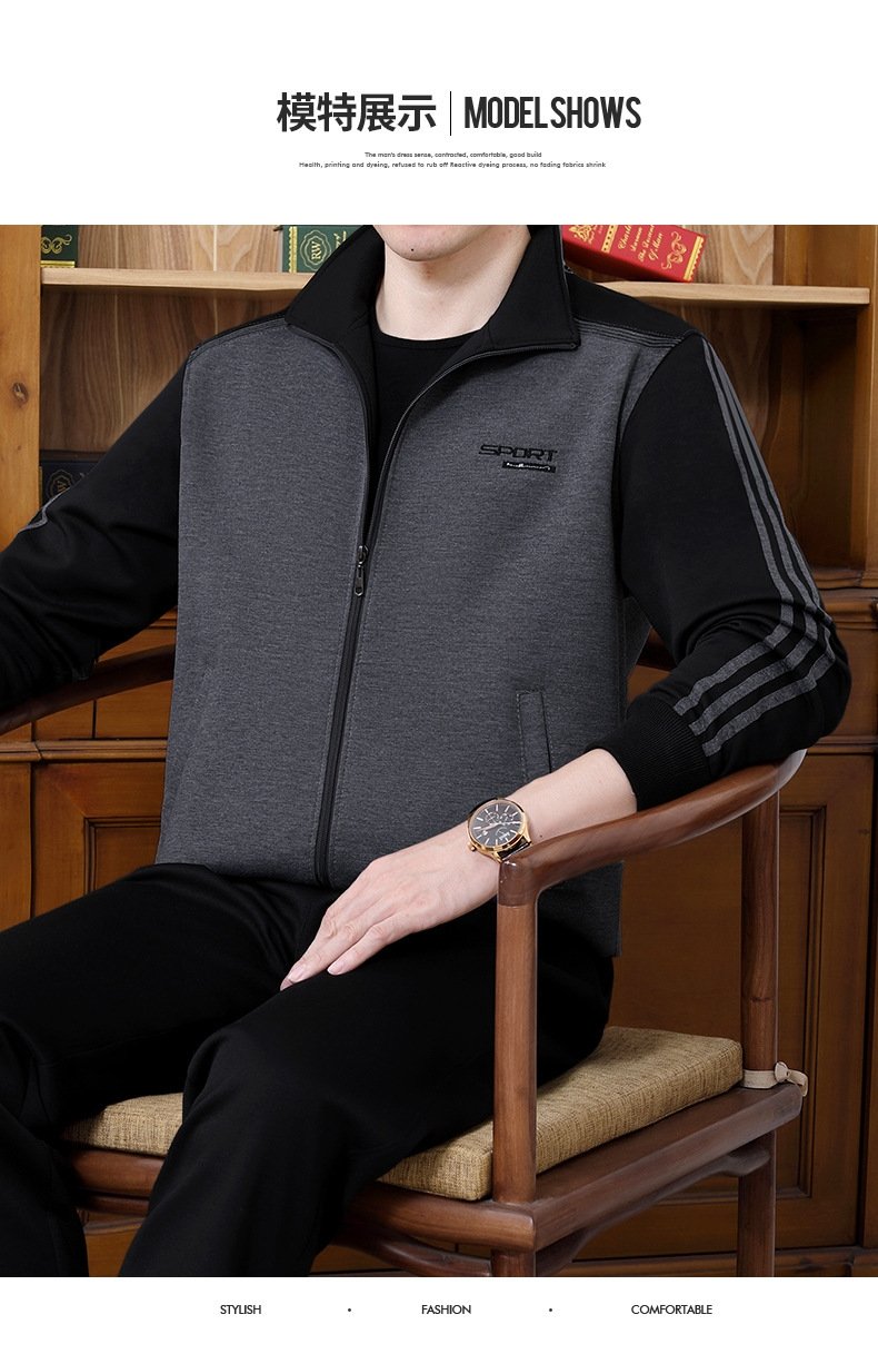 Мужской спортивный костюм для среднего возраста оптом из Китая