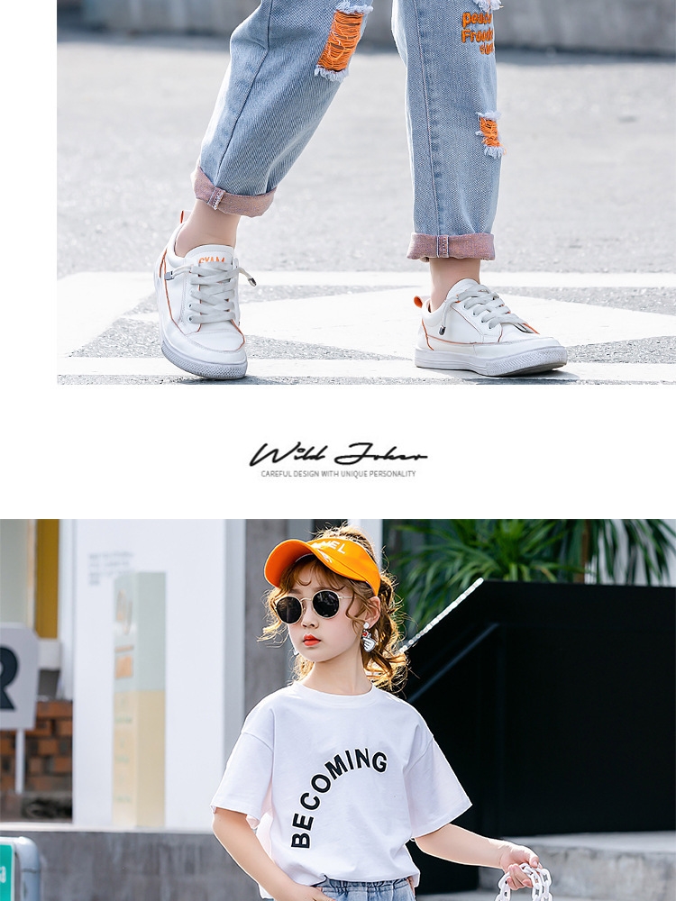 Летние джинсы для девочек с вышивкой и дырками оптом из Китая