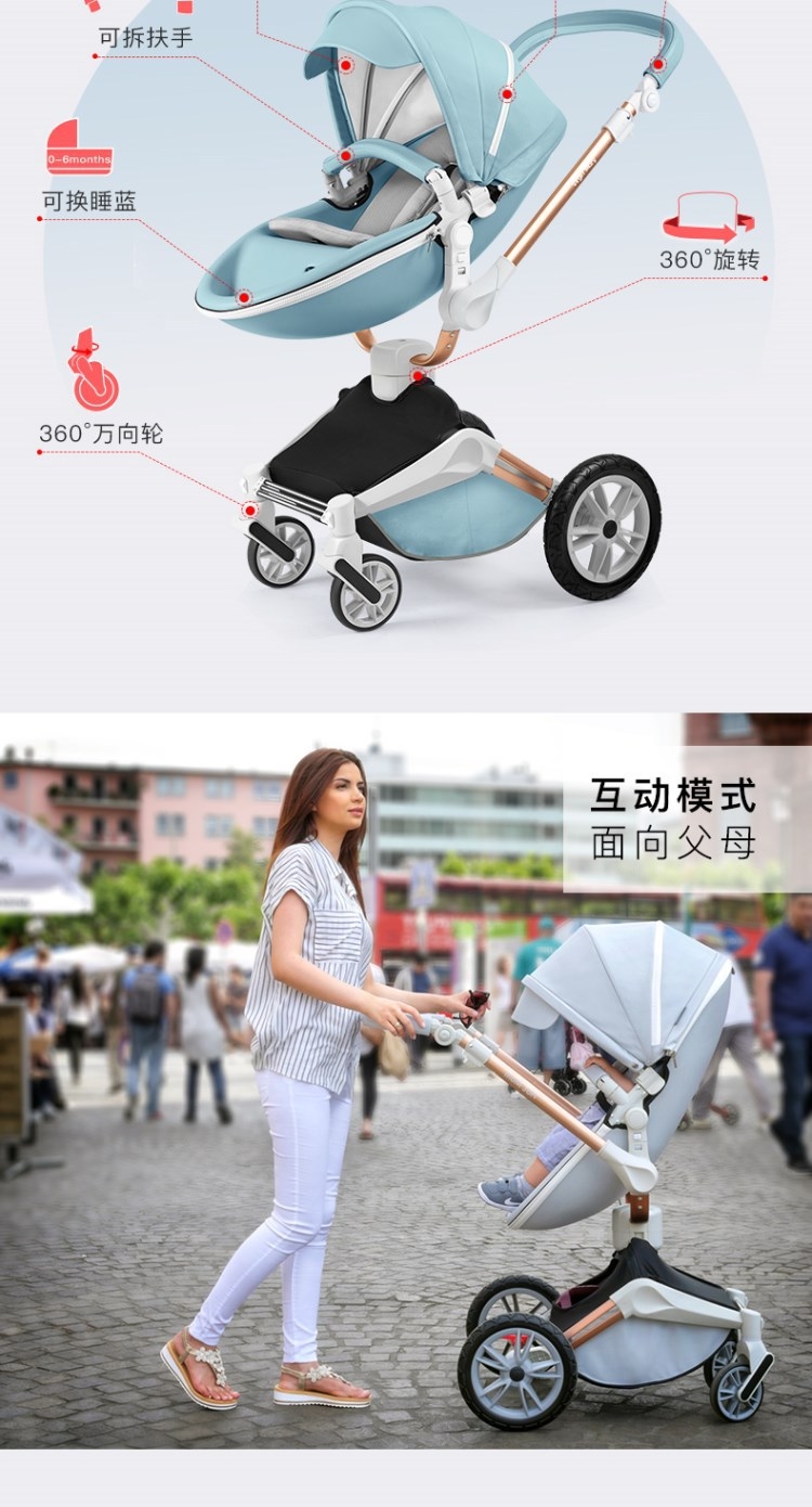 Hot Mom 360°旋转婴儿推车 оптом из Китая