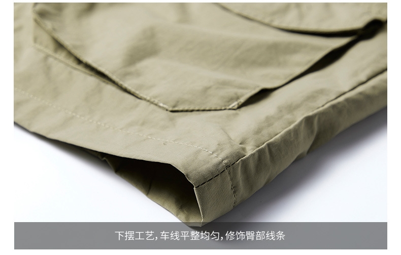 Мужской ветровой плащ с капюшоном оптом из Китая