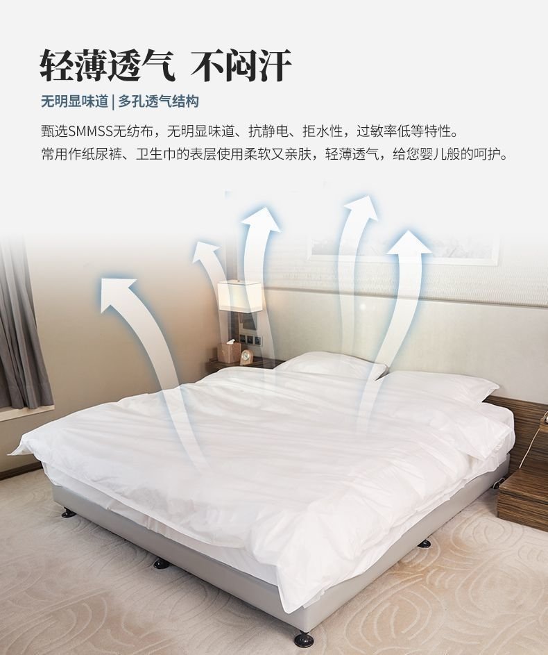 Одноразовое постельное белье для отелей оптом