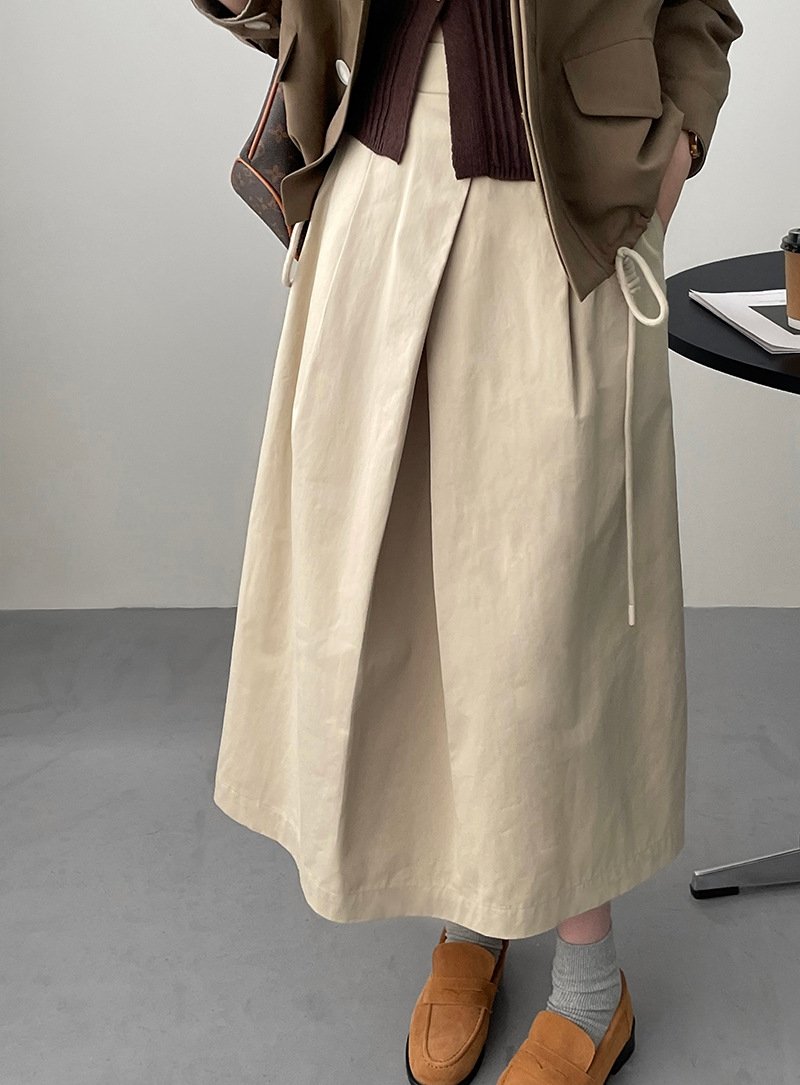 Дизайнерская юбка с уникальными складками оптом из Китая