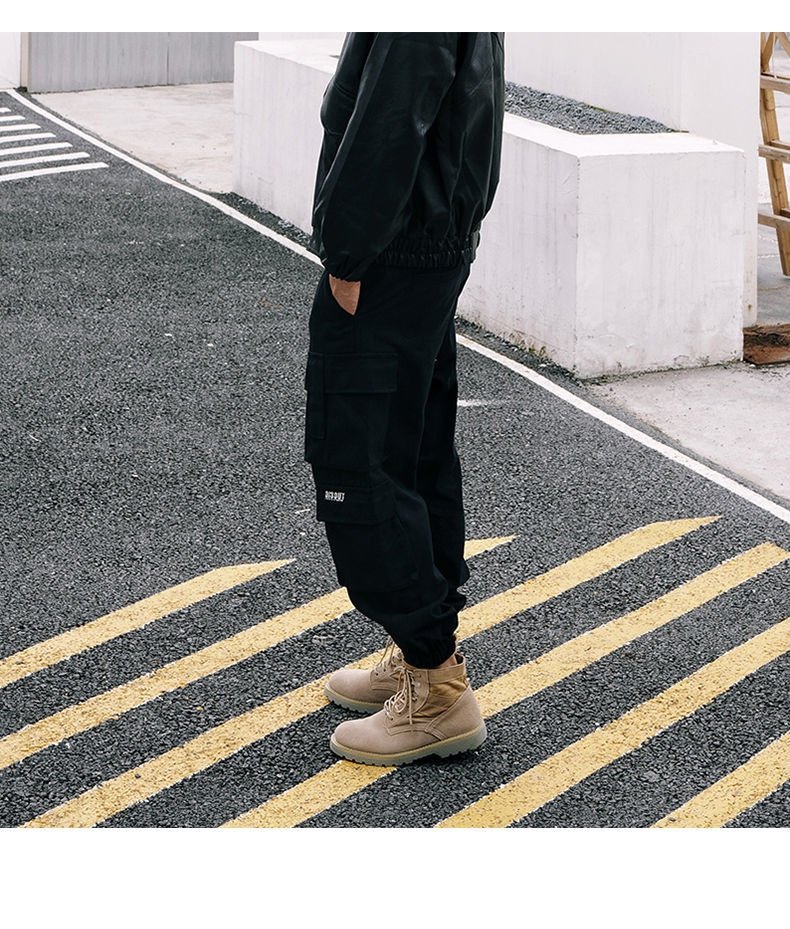 Мужские узкие карго брюки оптом из Китая