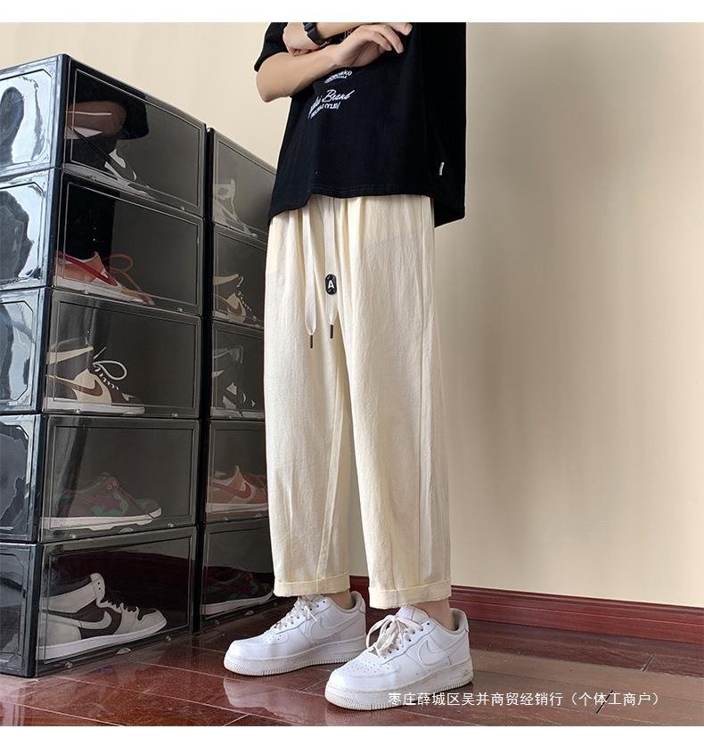 Мужские джинсы 2023 новой моды джинсы в стиле кэжуал с девятью дюймовыми брюками для мужчин оптом из Китая