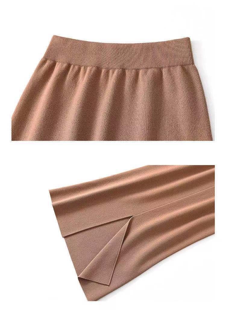 Женская длинная юбка с разрезом сзади оптом из Китая