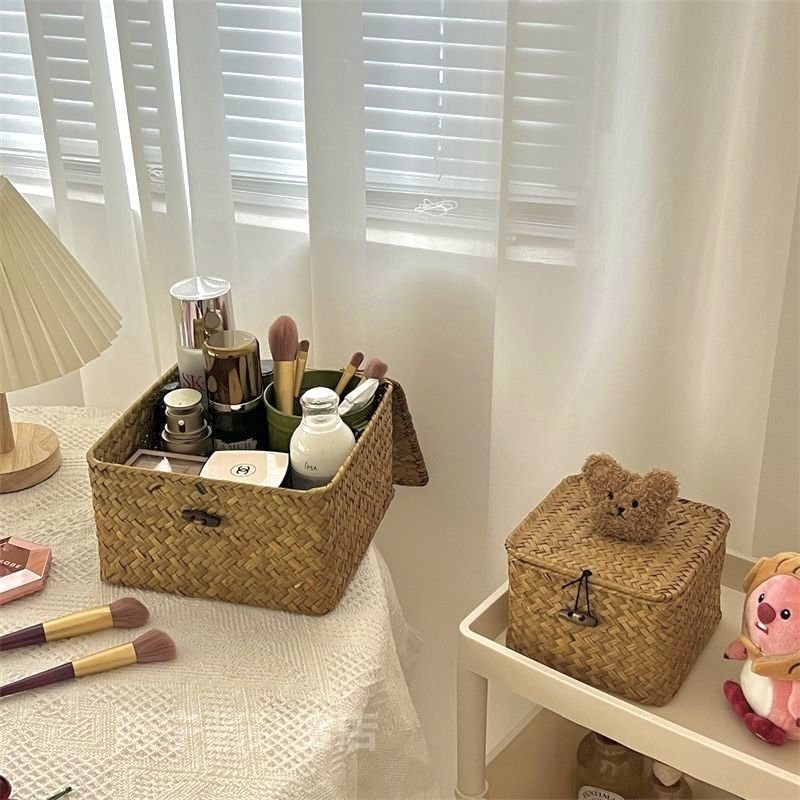 Корзина для хранения медведей из ивового плетения оптом