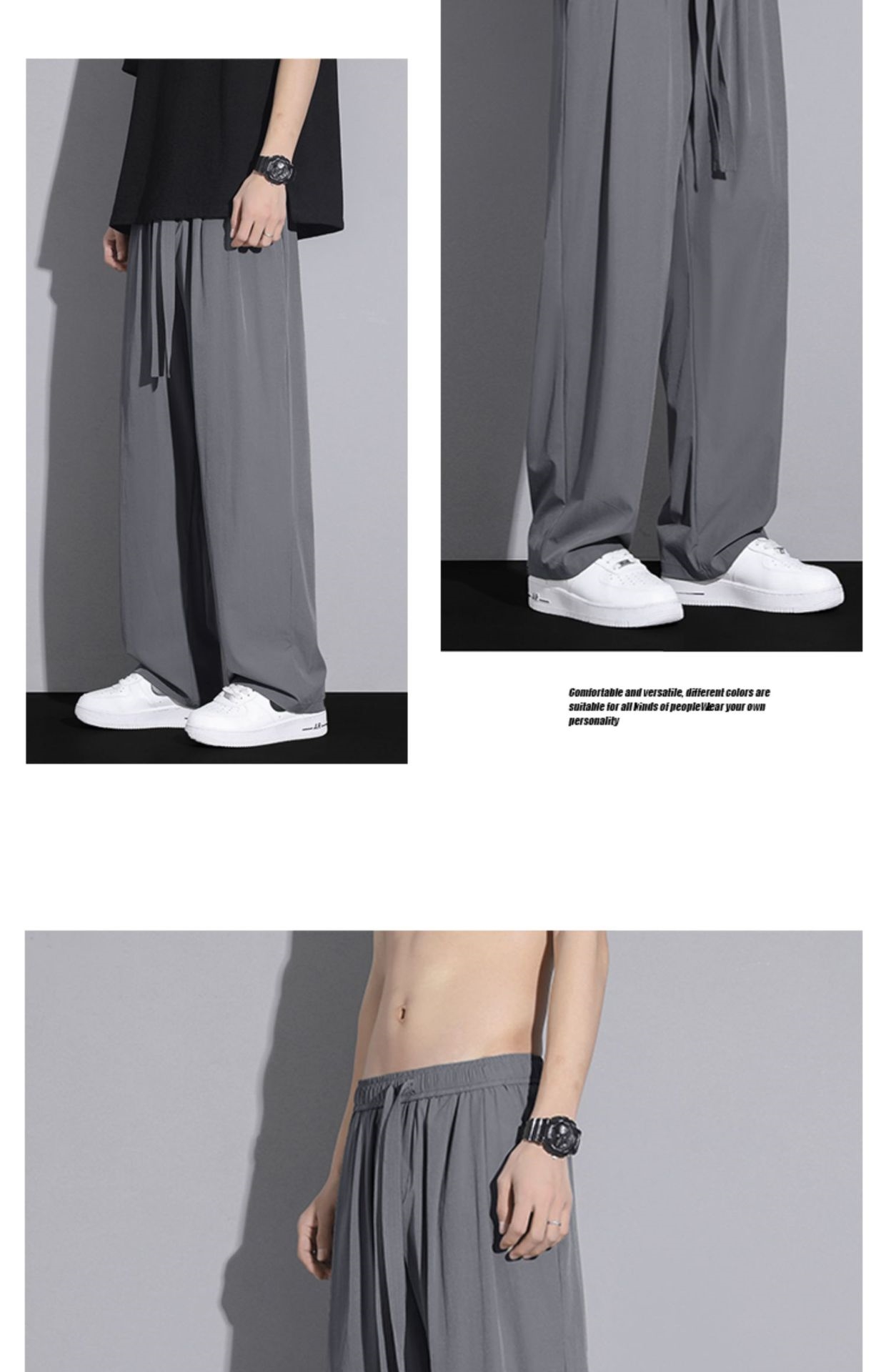 NASA мужские летние широкие брюки 2024 оптом из Китая