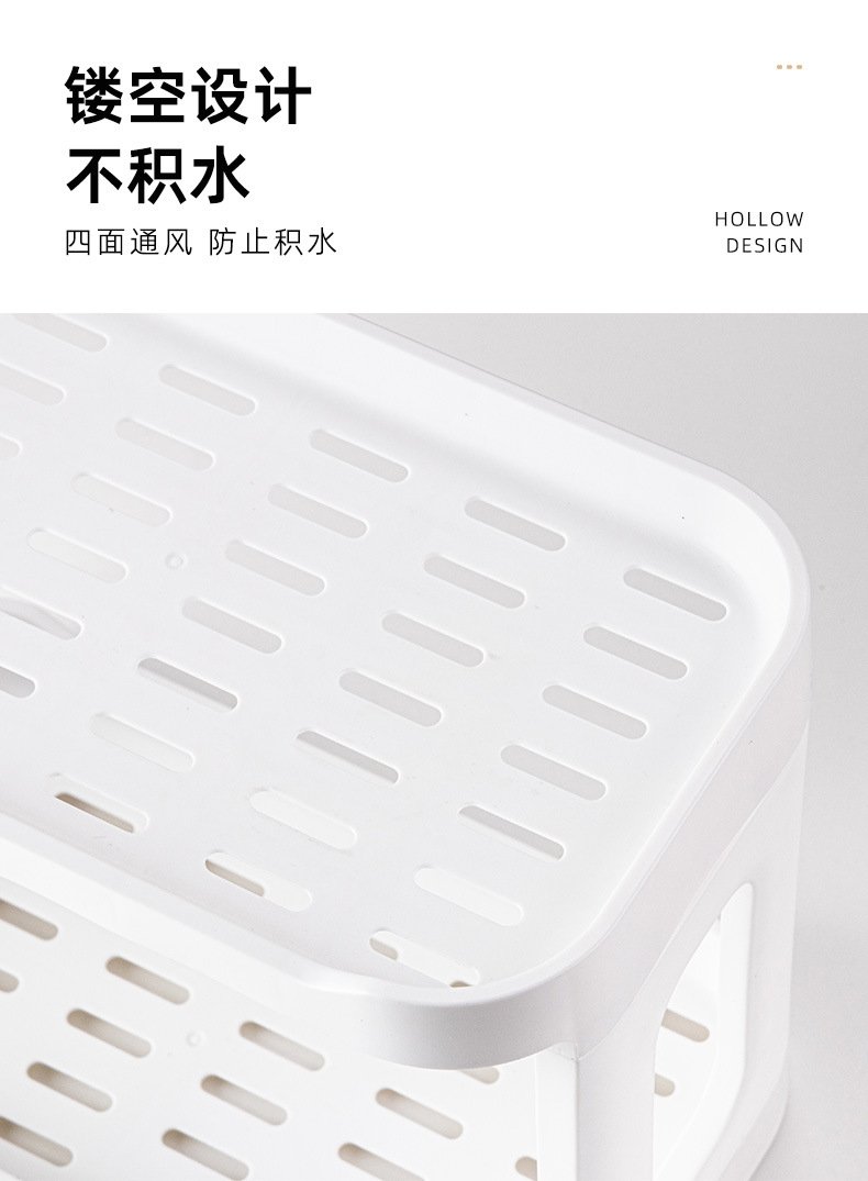 Двухуровневая полка для ванной комнаты и туалетного столика оптом