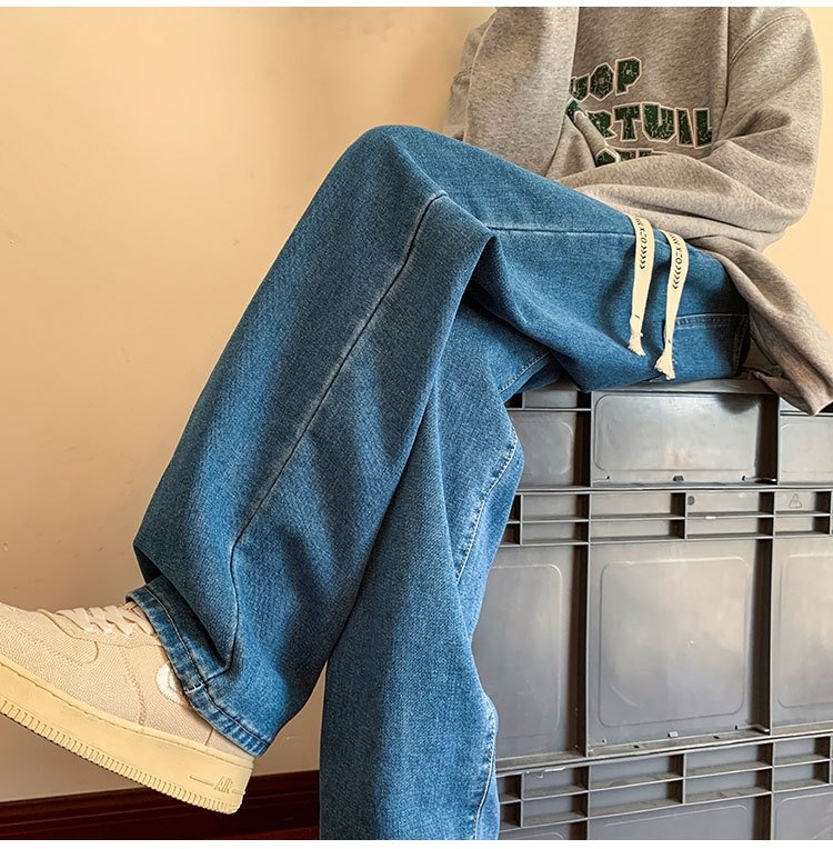 Джинсы мужские в стиле ретро оптом из Китая