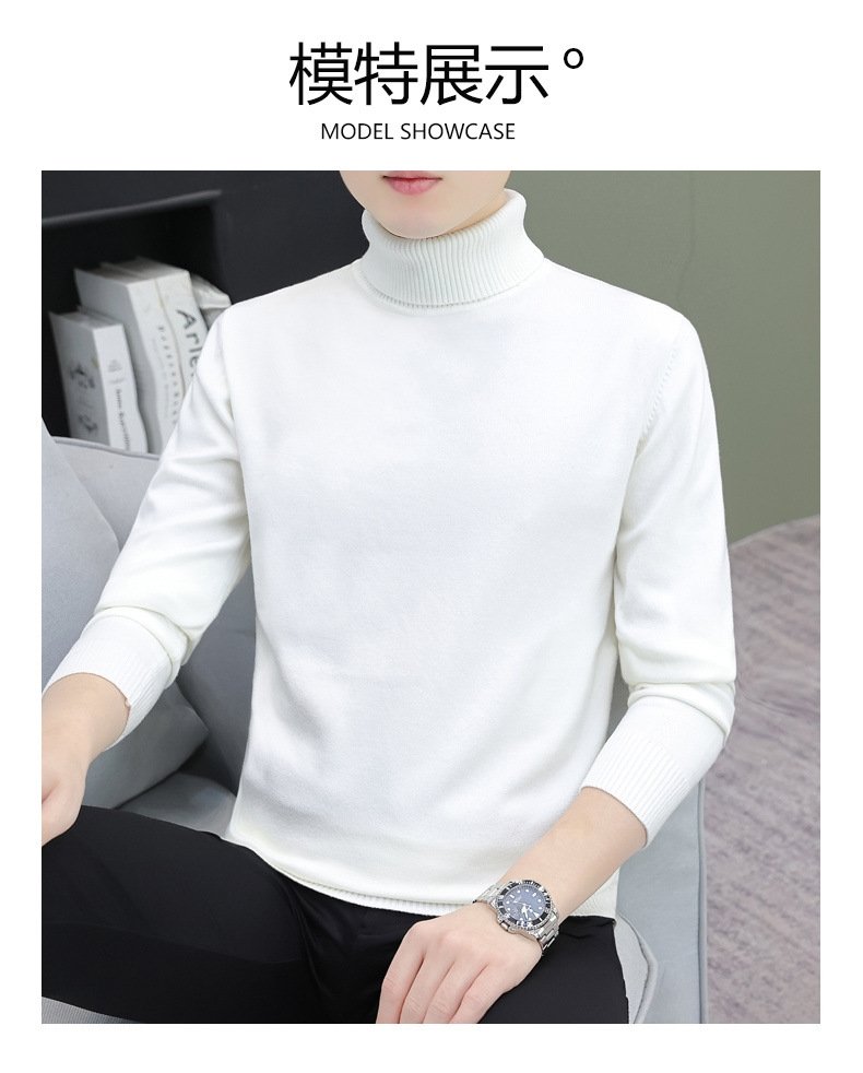 Мужской свитер с высоким воротником оптом