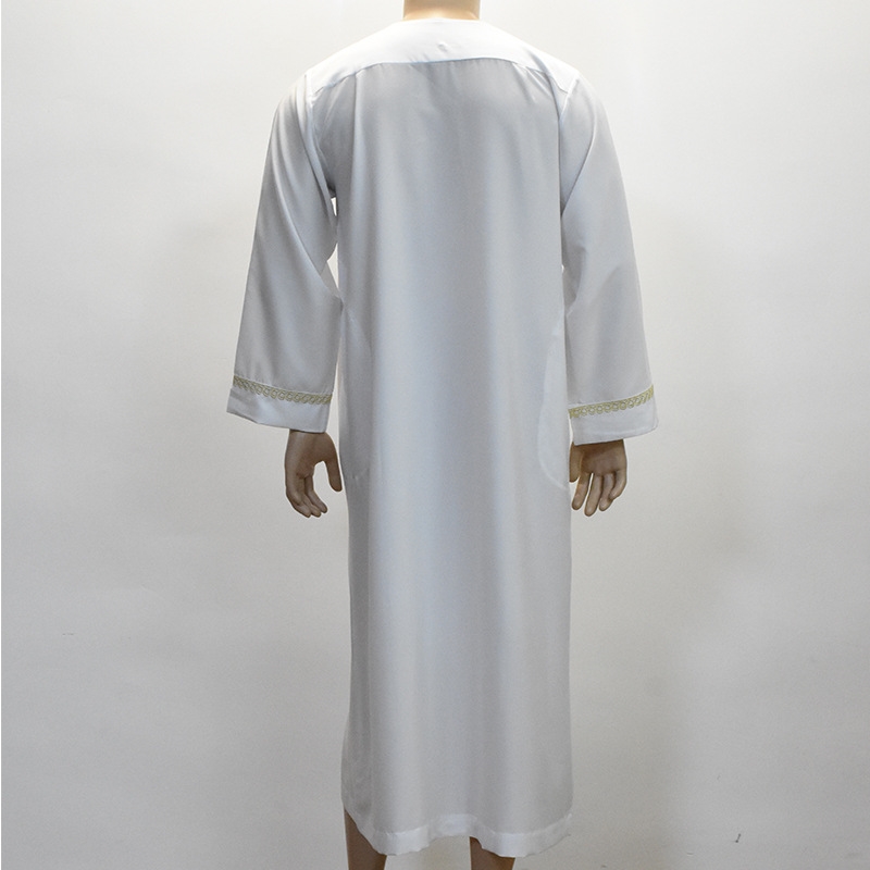 Мусульманская мужская длинная мантия с вышивкой оптом из Китая