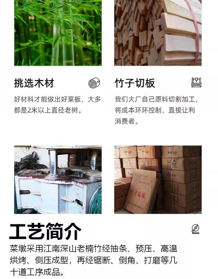 Кухонная доска из натурального бамбука оптом