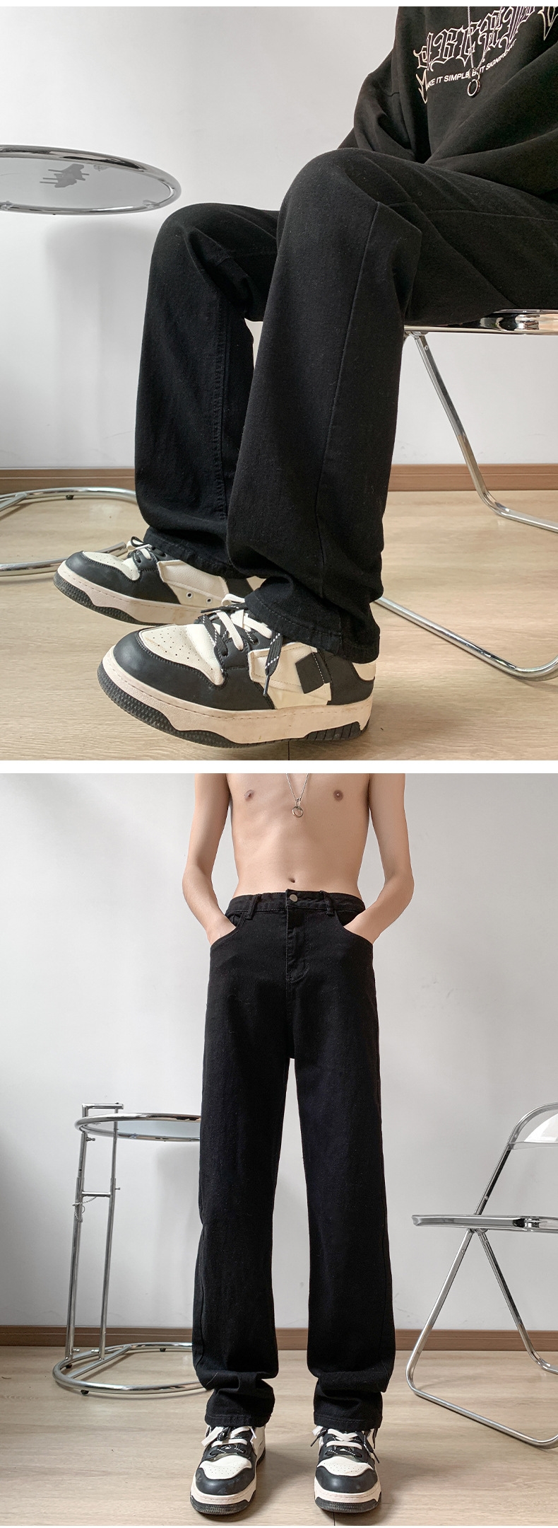 Мужские джинсы водяно-серого цвета оптом из Китая