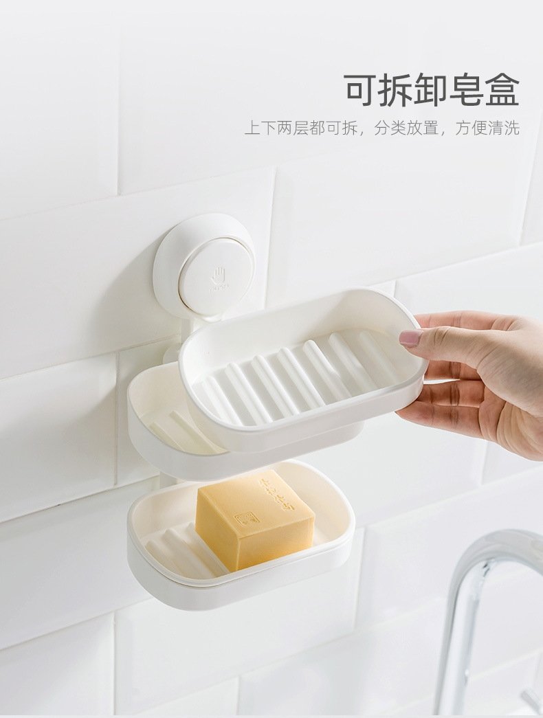 Вакуумный держатель для мыла двойной слой оптом