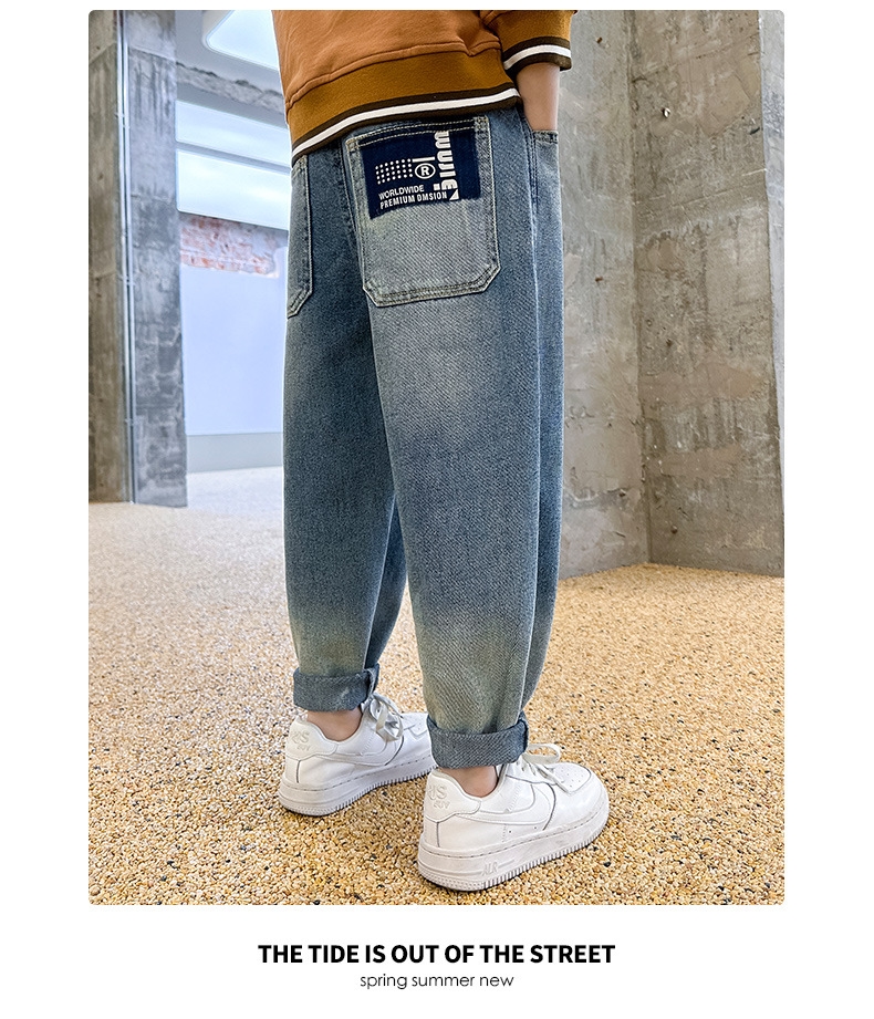 Джинсы для мальчиков Z903-1 оптом из Китая