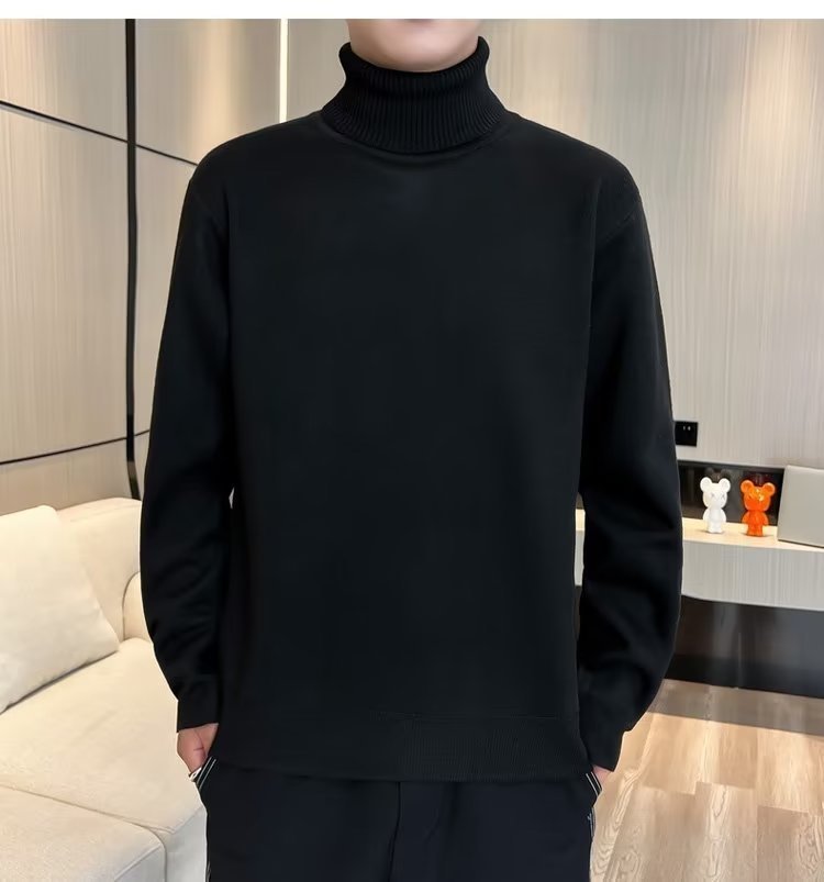 Мужской свитер с высоким воротником оптом