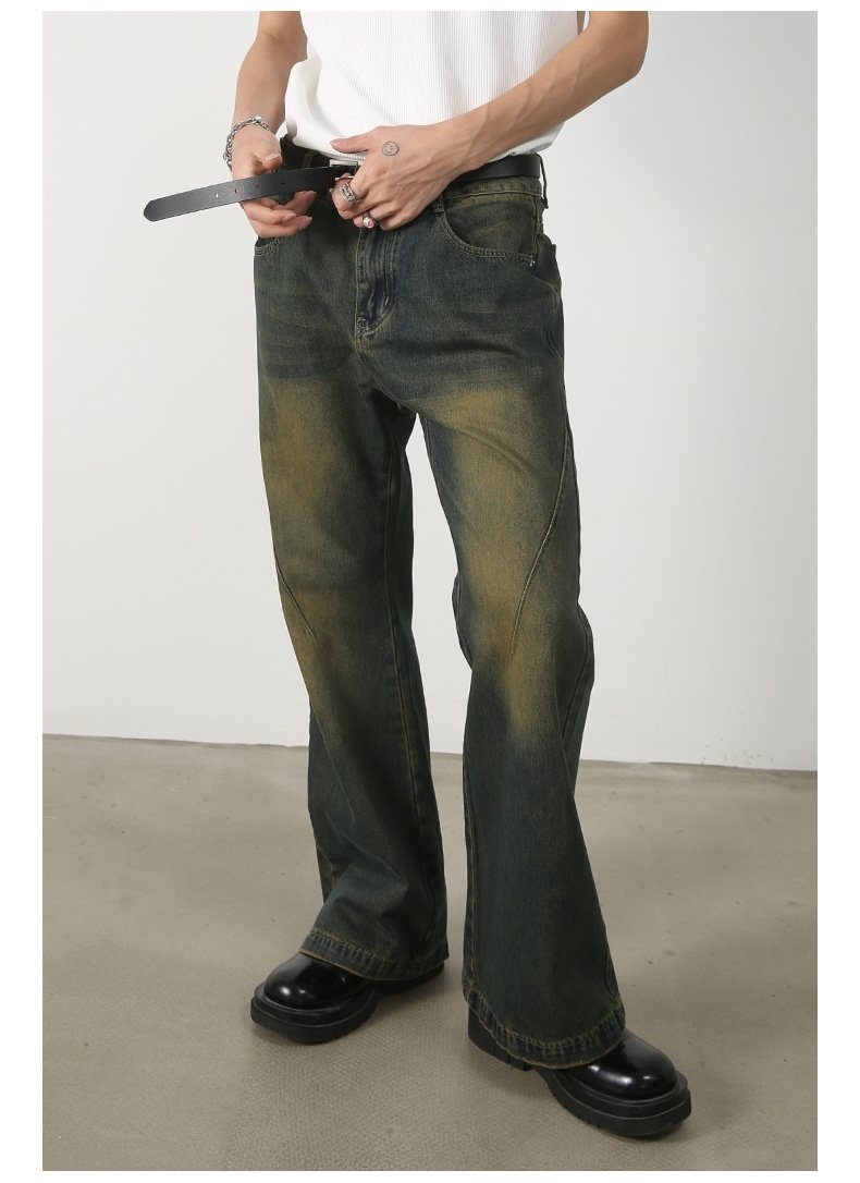 Новые джинсы с высокой талией и узкими штанинами оптом из Китая