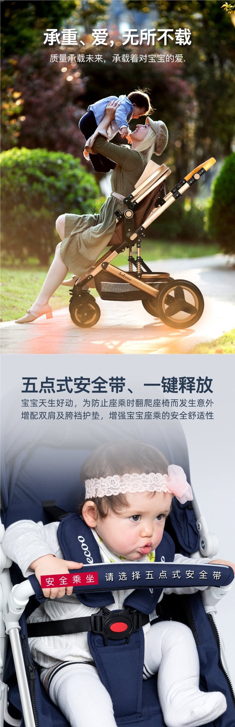 Коляска для младенцев Belecoo оптом из Китая