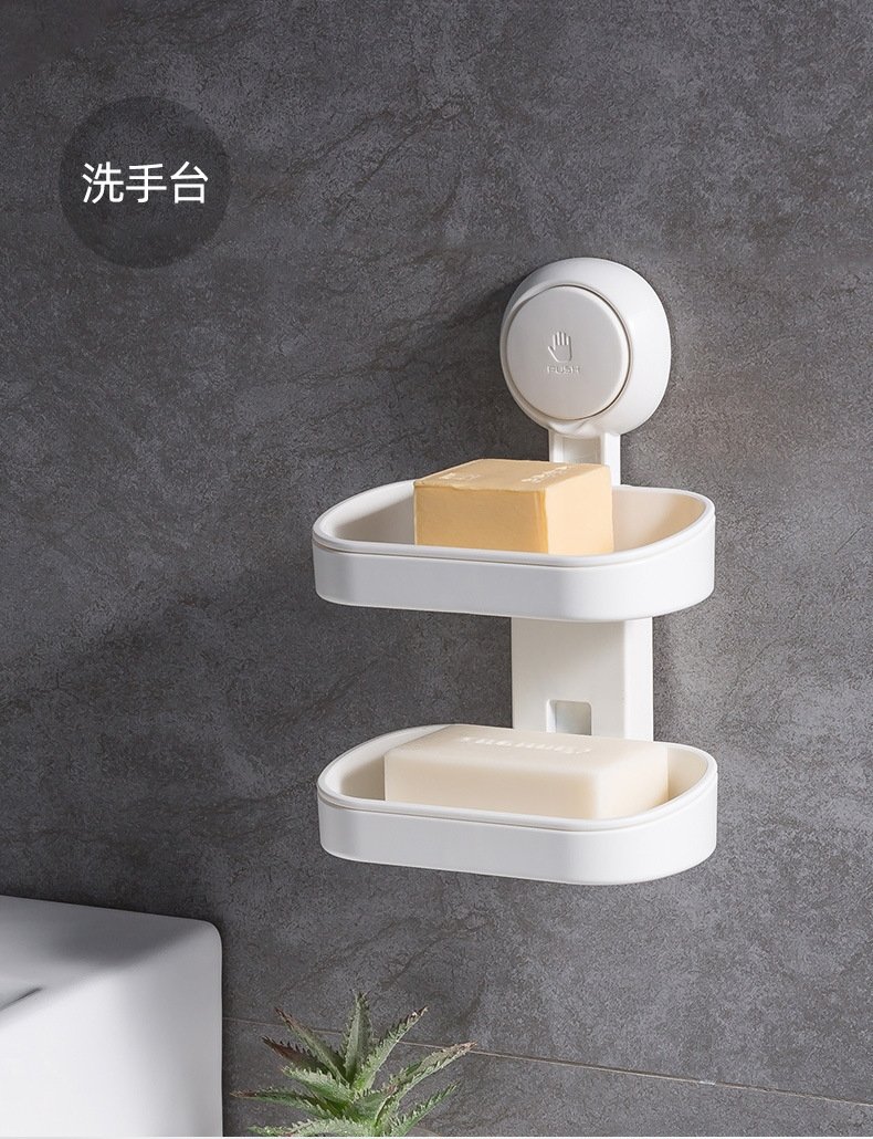 Вакуумный держатель для мыла двойной слой оптом