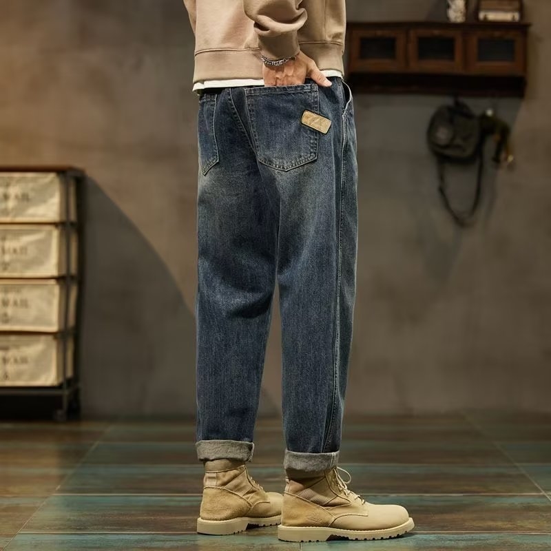 Высококачественные мужские джинсы весна-осень 2024 оптом из Китая