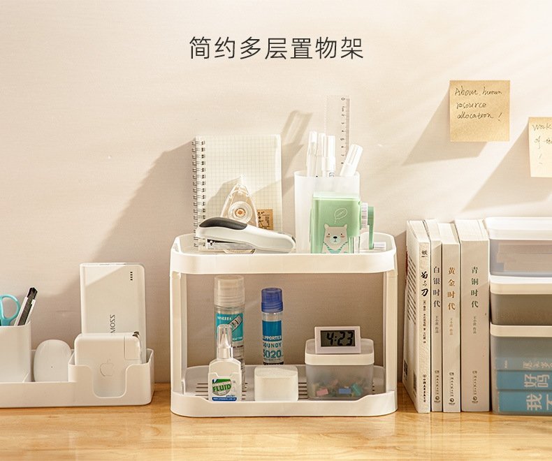 Двухуровневая полка для ванной комнаты и туалетного столика оптом