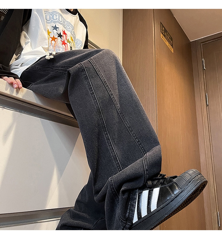 Джинсы мужские в стиле Хонконг весна оптом из Китая