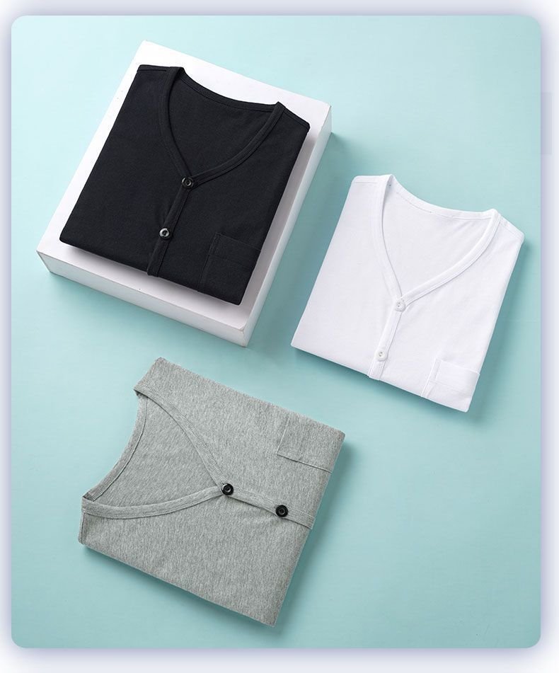 Мужская хлопковая рубашка с коротким рукавом оптом