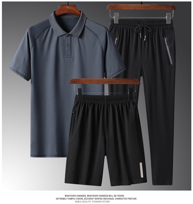 Тройной спортивный костюм для мужчин оптом из Китая