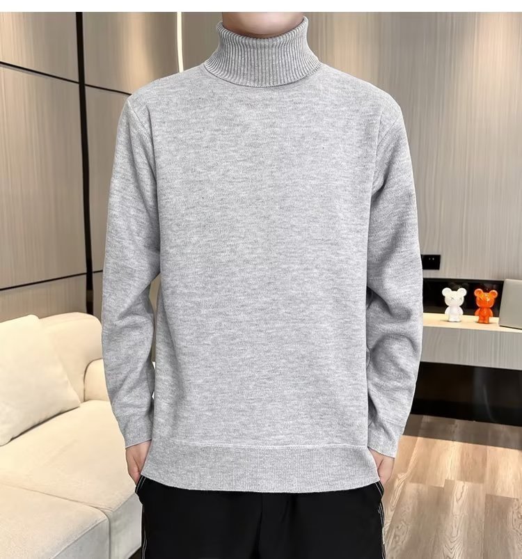 Мужской свитер с высоким воротником оптом