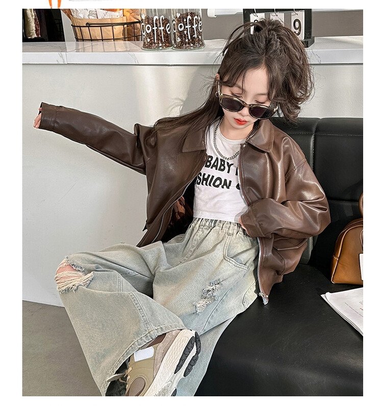 Детская куртка весна-осень 2024 оптом из Китая