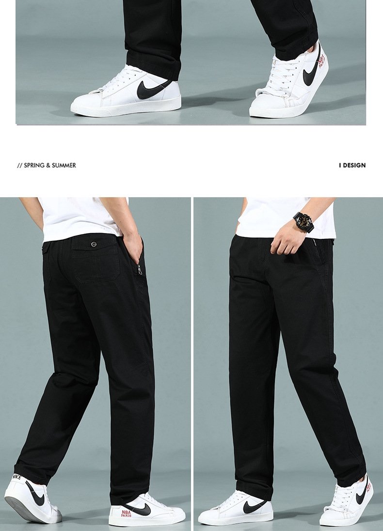 Мужские джинсы с карманами и застежкой-молнией оптом из Китая