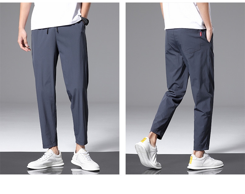 Летние мужские брюки из легкого материала оптом из Китая